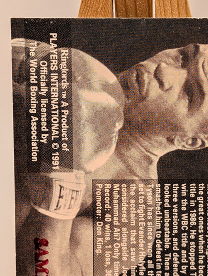 1991 Ringlords Mike Tyson Sample Boxing FRENLY BRICKS - Open 7 Days