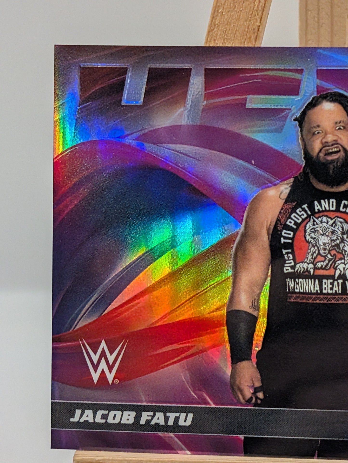 2026 Topps Chrome WWE Wrestling Jacob Fatu Helix SSP #HLX-2 FRENLY BRICKS - Open 7 Days