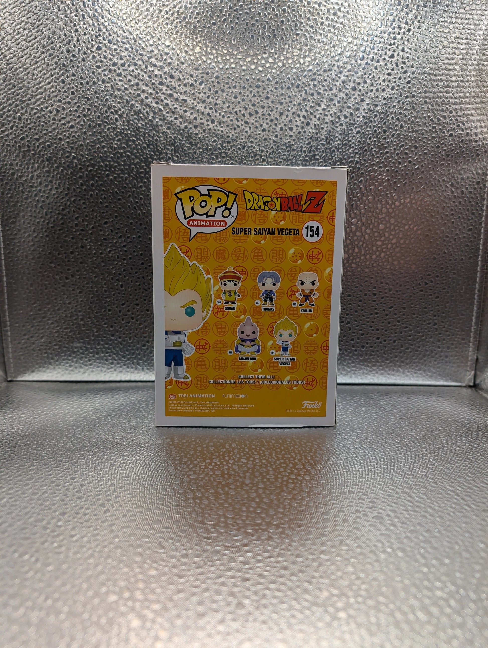 FUNKO Pop Vinyl Super Saiyan Vegeta #154 FRENLY BRICKS - Open 7 Days