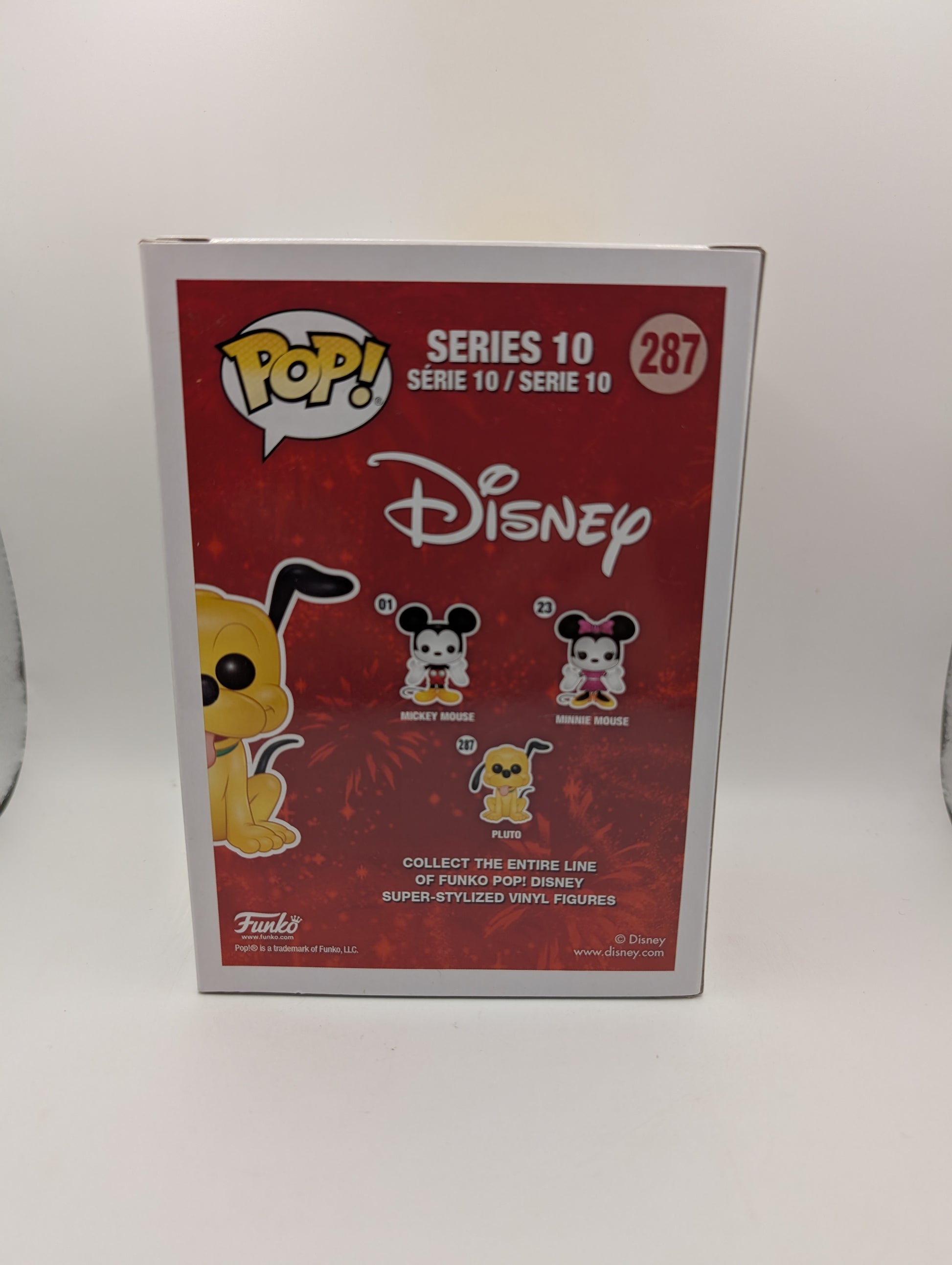 Funko Pop Pluto  #287 Disney Disney Treasures Exclusive  Vinyl Figure