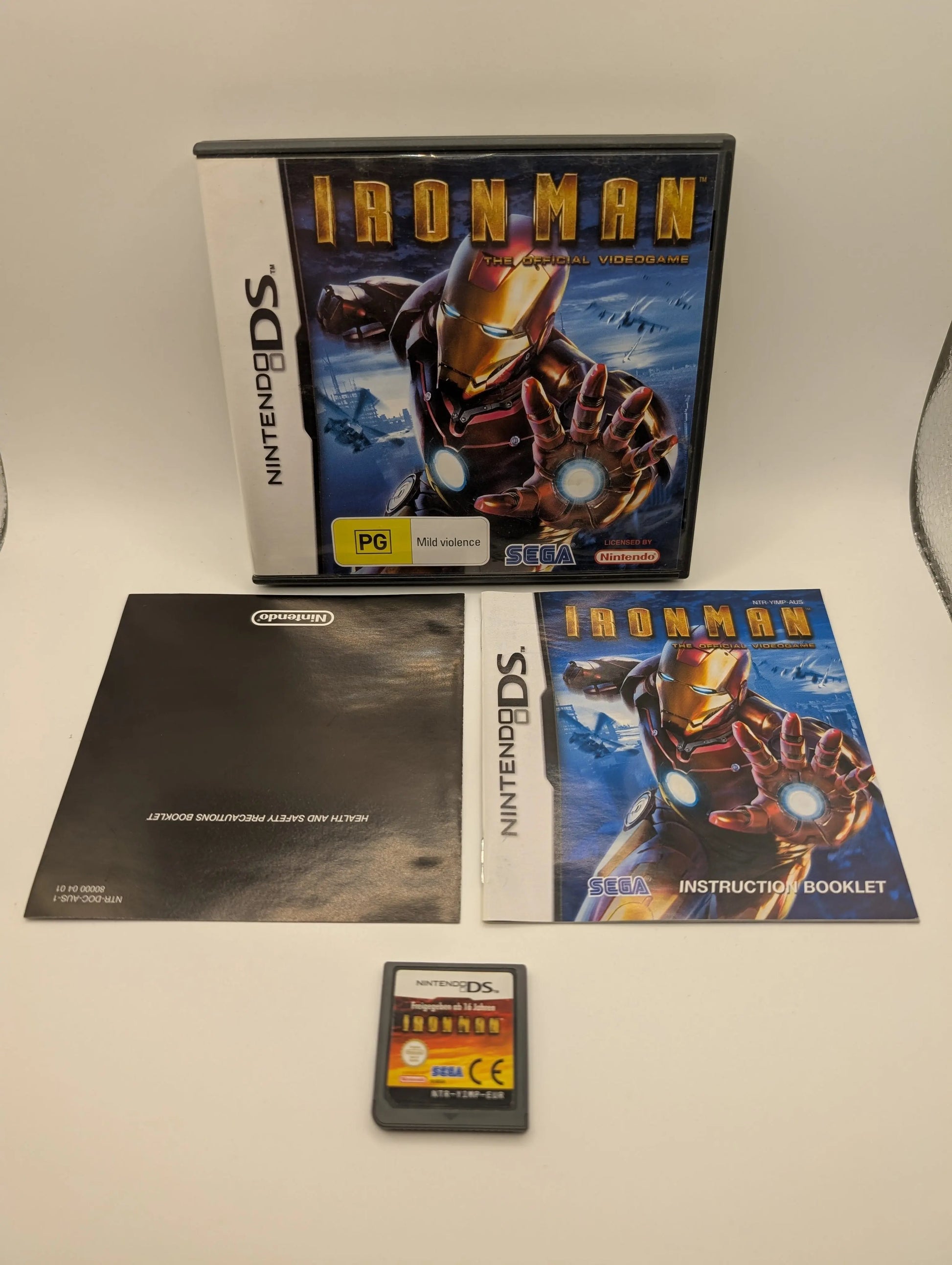 Ironman Iron Man The Official Videogame Nintendo DS 3DS SEGA FRENLY BRICKS - Open 7 Days