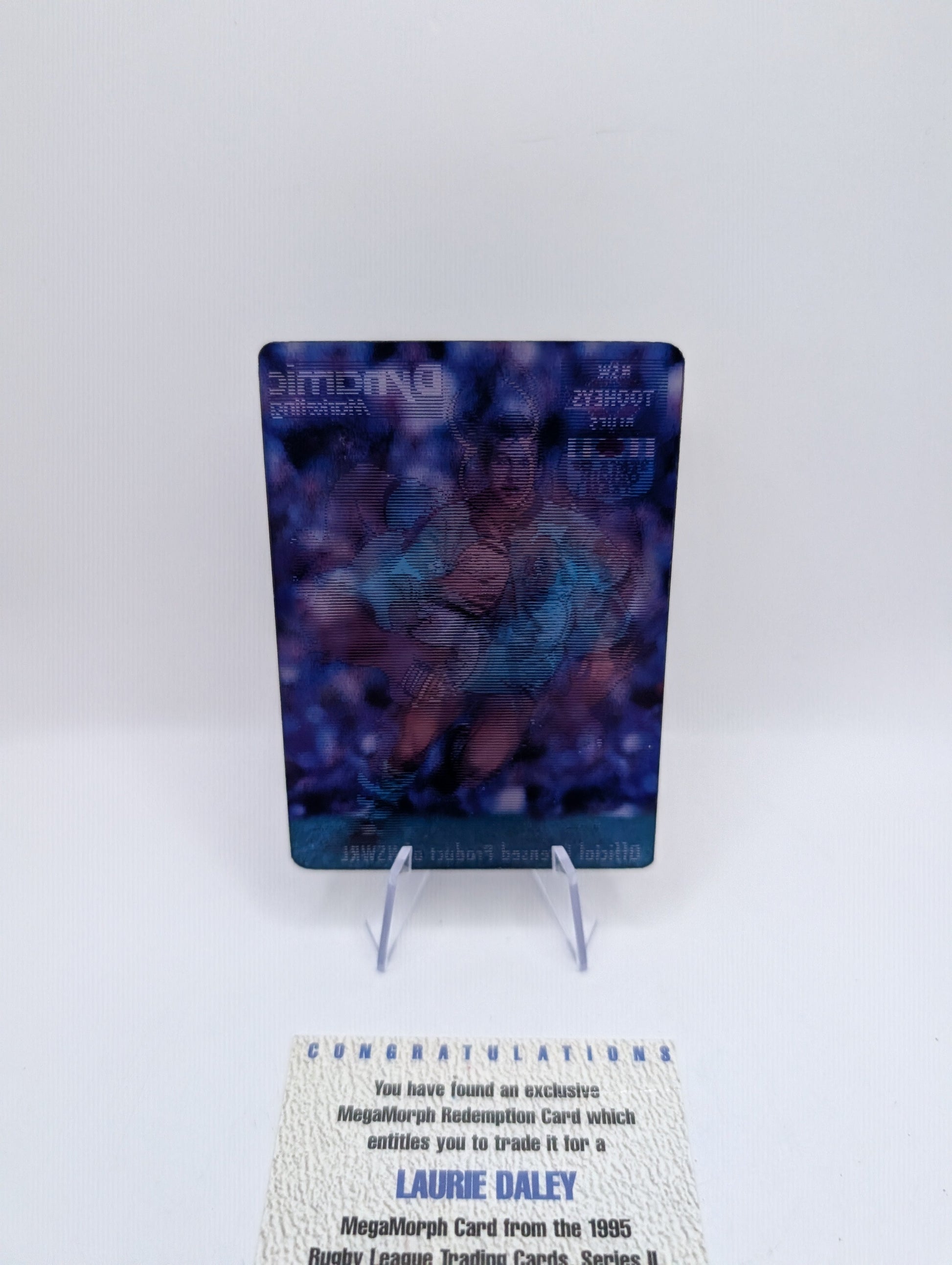 1995 Dynamic Rugby League S2 Megamorph Laurie Daley (Redemption + Megamorph) FRENLY BRICKS - Open 7 Days