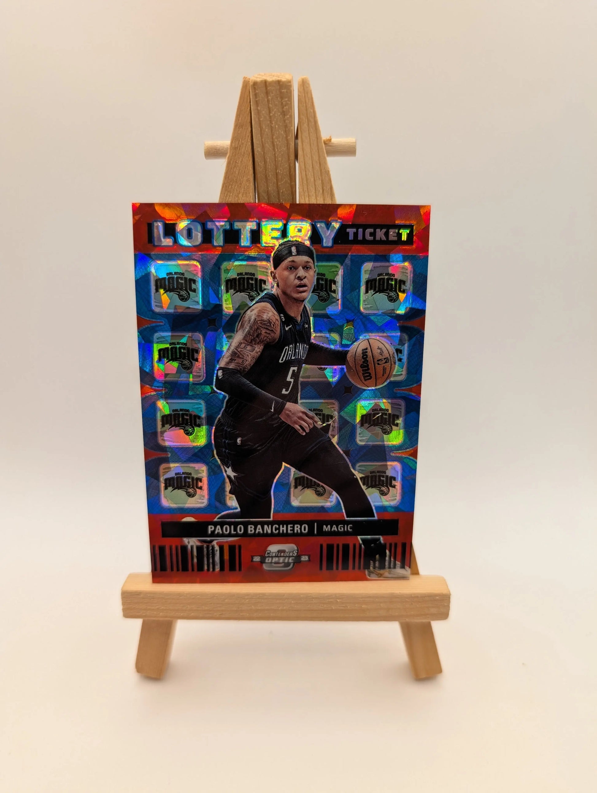 Paolo Banchero 2022-23 Panini Contenders Optic 1 Lottery Ticket Red Ice RC FRENLY BRICKS - Open 7 Days