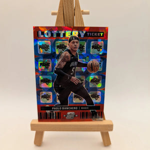 Paolo Banchero 2022-23 Panini Contenders Optic 1 Lottery Ticket Red Ice RC FRENLY BRICKS - Open 7 Days