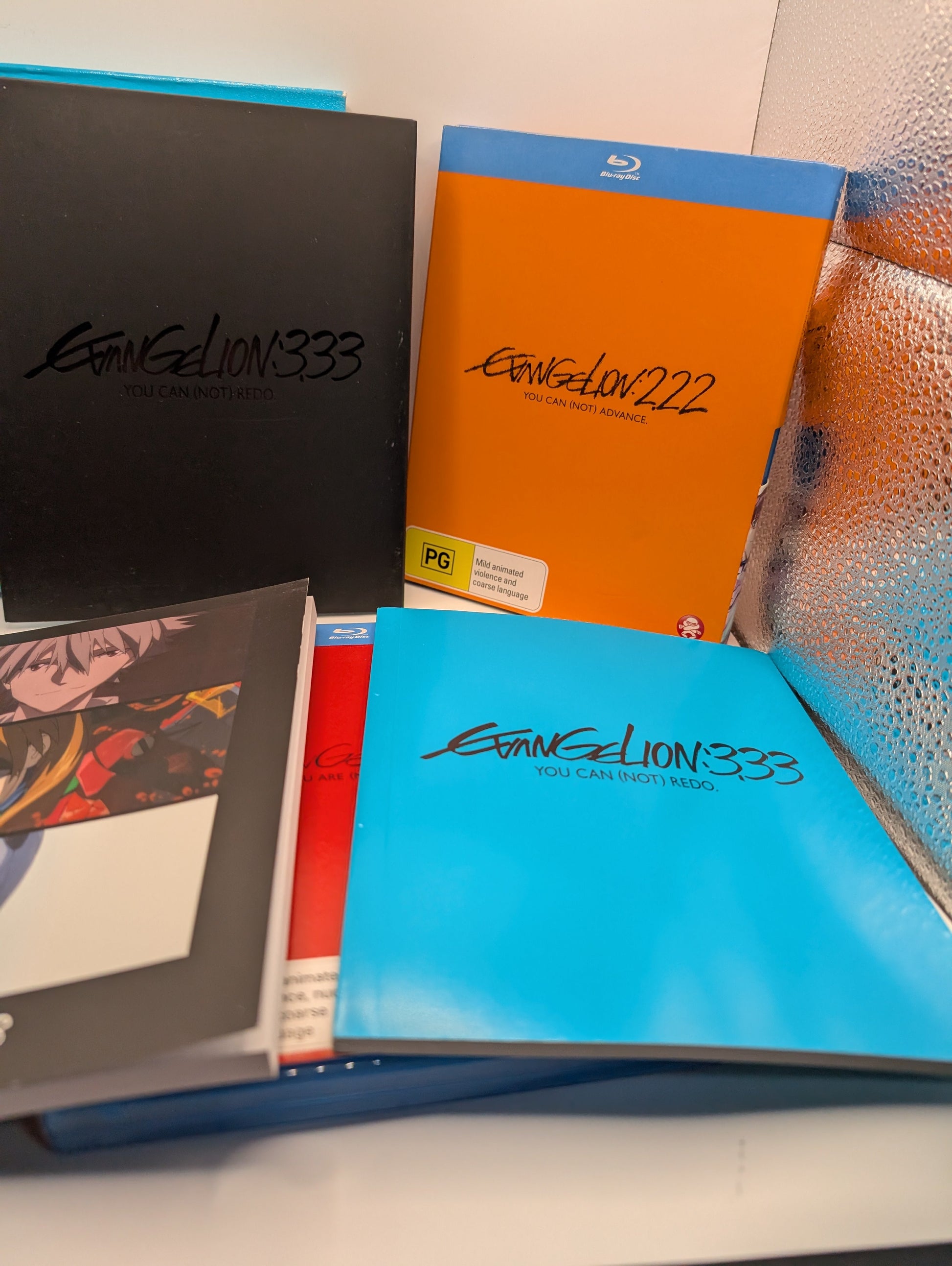 Shin EVANGELION Blu-ray 1.11 2.22 3.33 complete Set Limited Edition FRENLY BRICKS - Open 7 Days