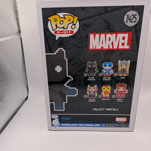 Funko POP! Marvel: 8-Bit Black Panther Figure #1425 (Pack Wear) FRENLY BRICKS - Open 7 Days
