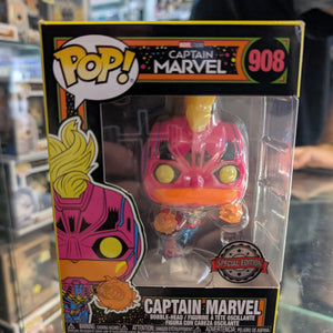 Funko Pop! Captain Marvel - Captain Marvel Special Edt. Vinyl 908 FRENLY BRICKS - Open 7 Days