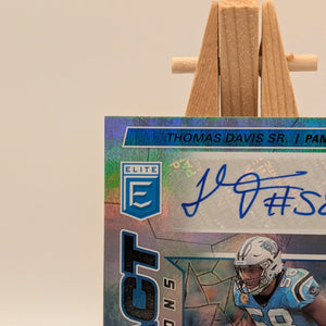 THOMAS DAVIS SR PANTHERS 2021 PANINI DONRUSS ELITE IMPACT IMPRESSIONS AUTO /99 FRENLY BRICKS - Open 7 Days