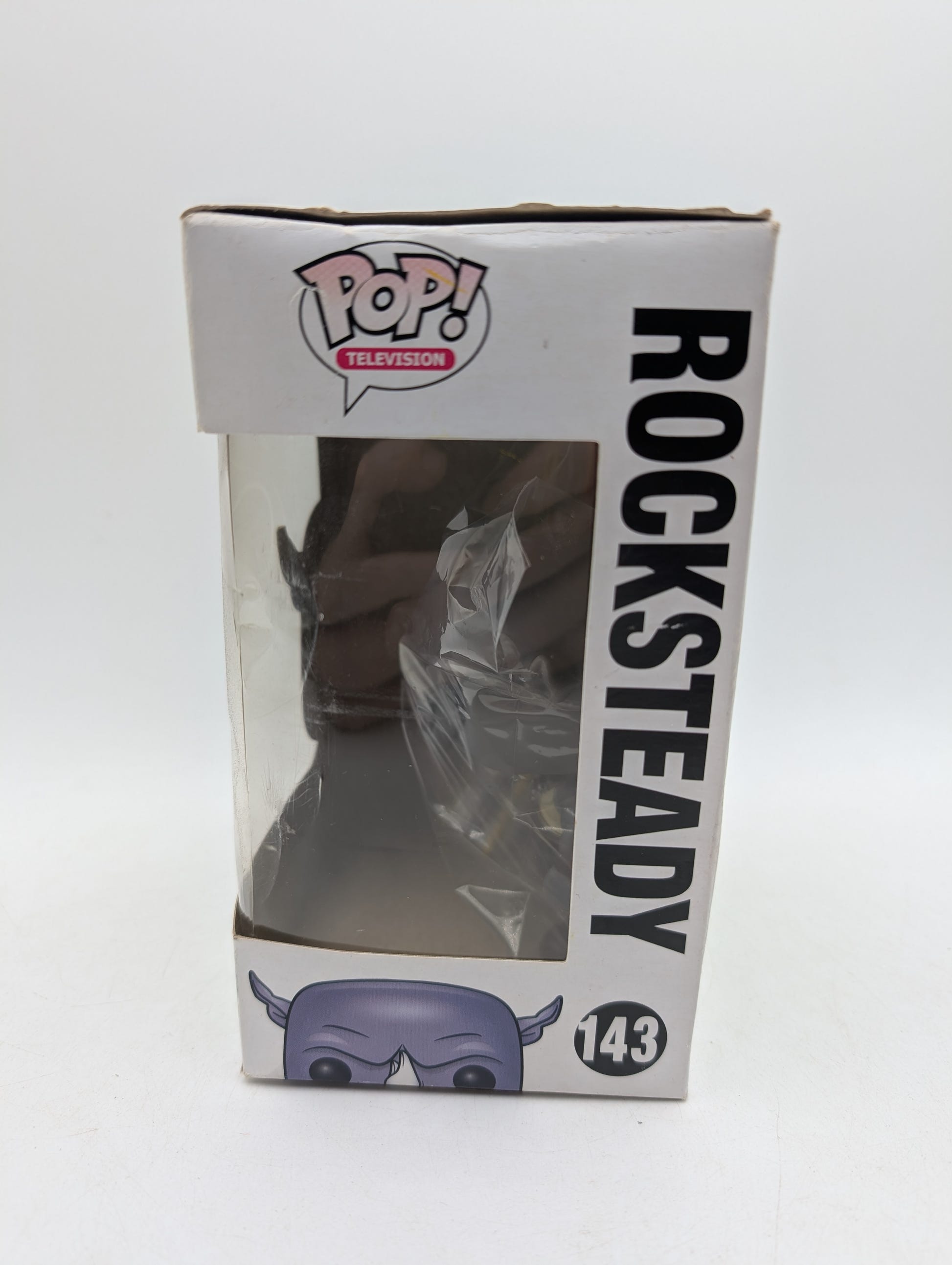 Funko POP! Animation Teenage Mutant Ninja Turtles Rocksteady #143 No Insert Mould image 3