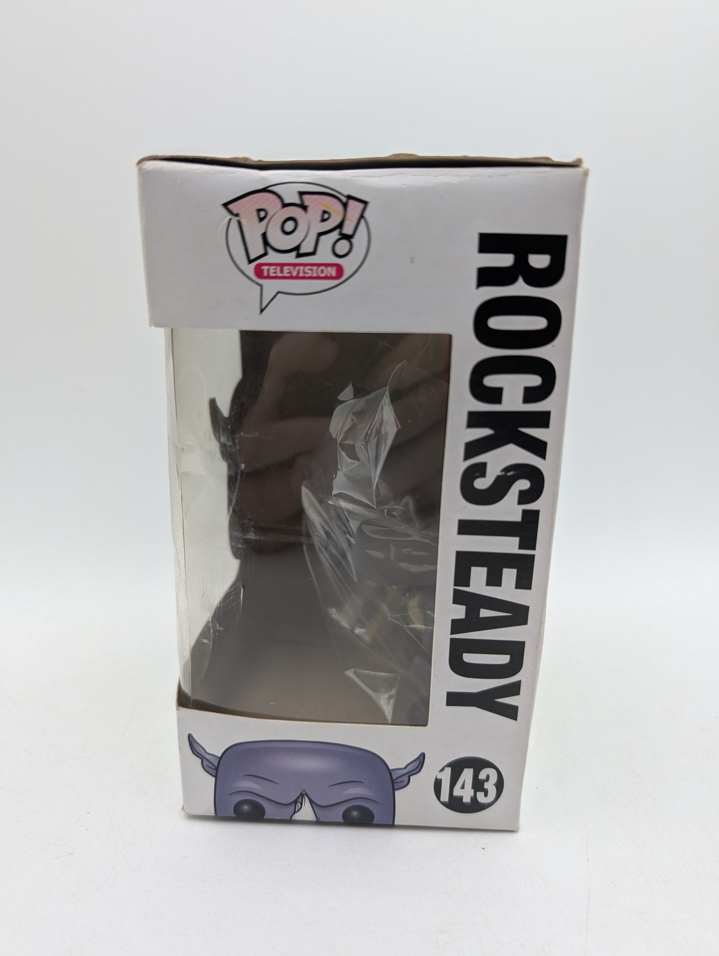 Funko POP! Animation Teenage Mutant Ninja Turtles Rocksteady #143 No Insert Mould