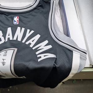 Victor Wembanyama Signed Nike Icon Jersey with 2023 #1 Pick Inscription Fanatics FRENLY BRICKS - Open 7 Days