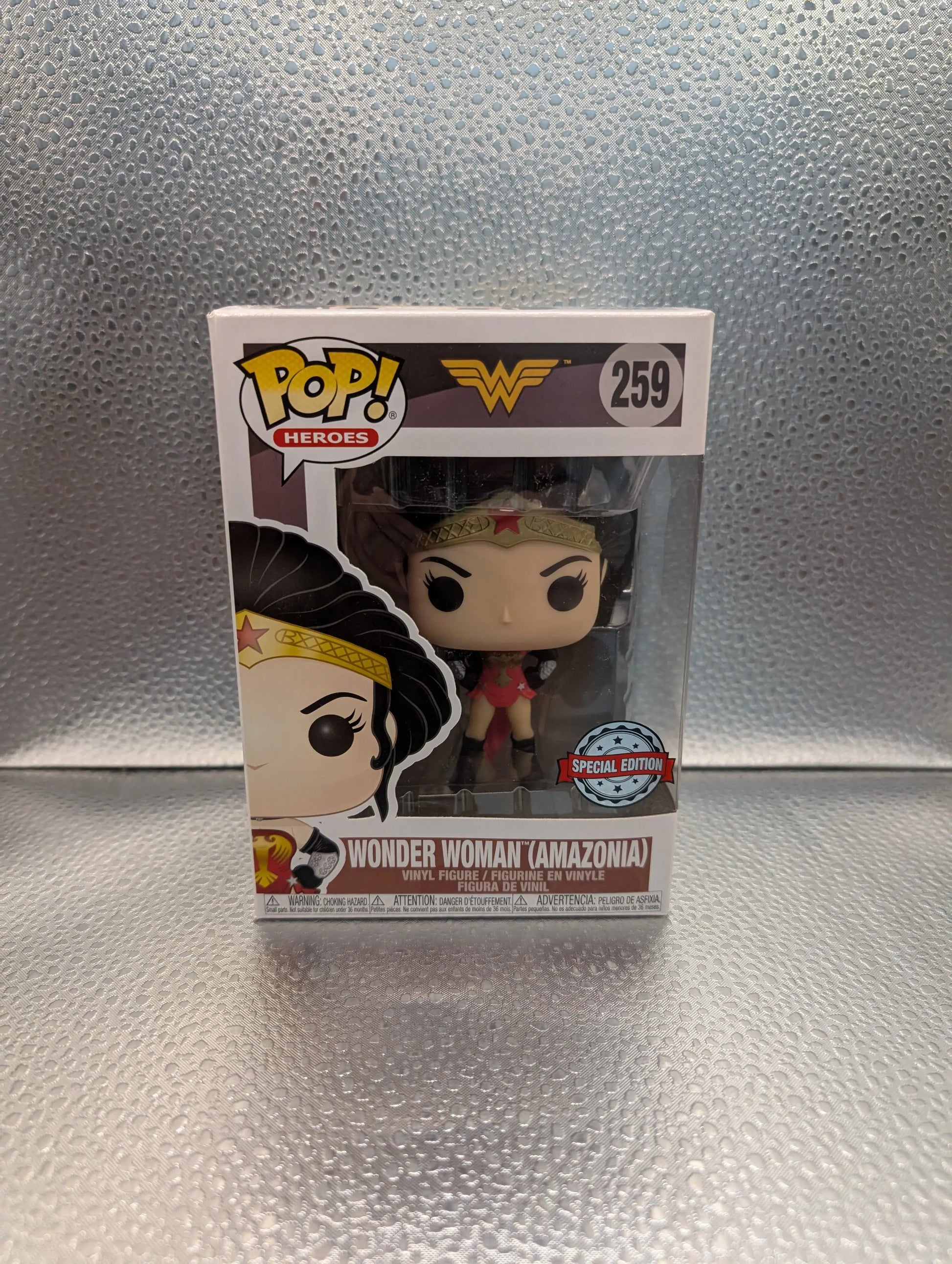 FUNKO POP HEROES FIGURE WONDER WOMAN (AMAZONIA) 259 LIMITED EDITION FRENLY BRICKS - Open 7 Days