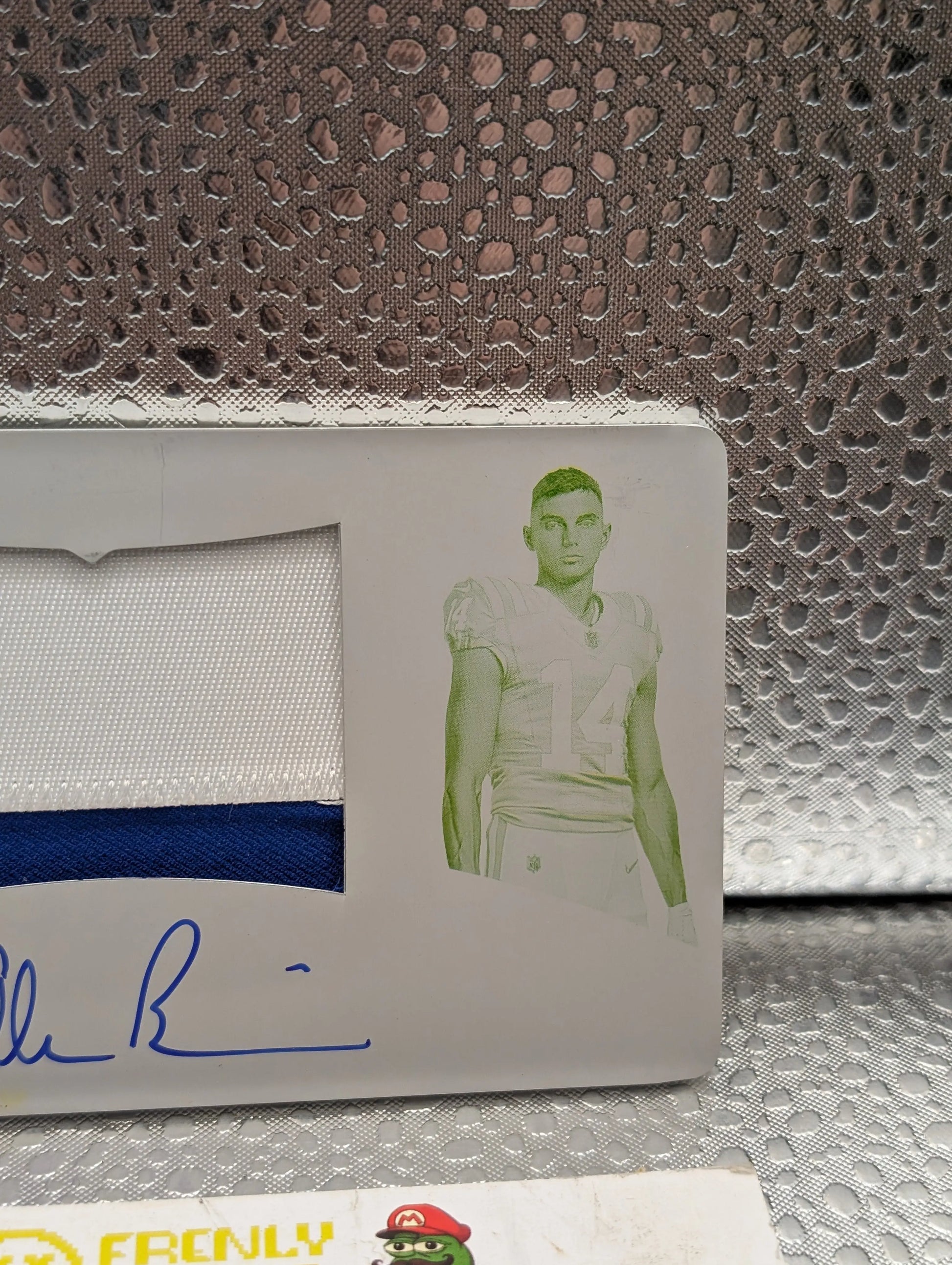 2022 Panini National Treasures NFL ALEC PIERCE 1/1 one of one Patch Auto FRENLY BRICKS - Open 7 Days