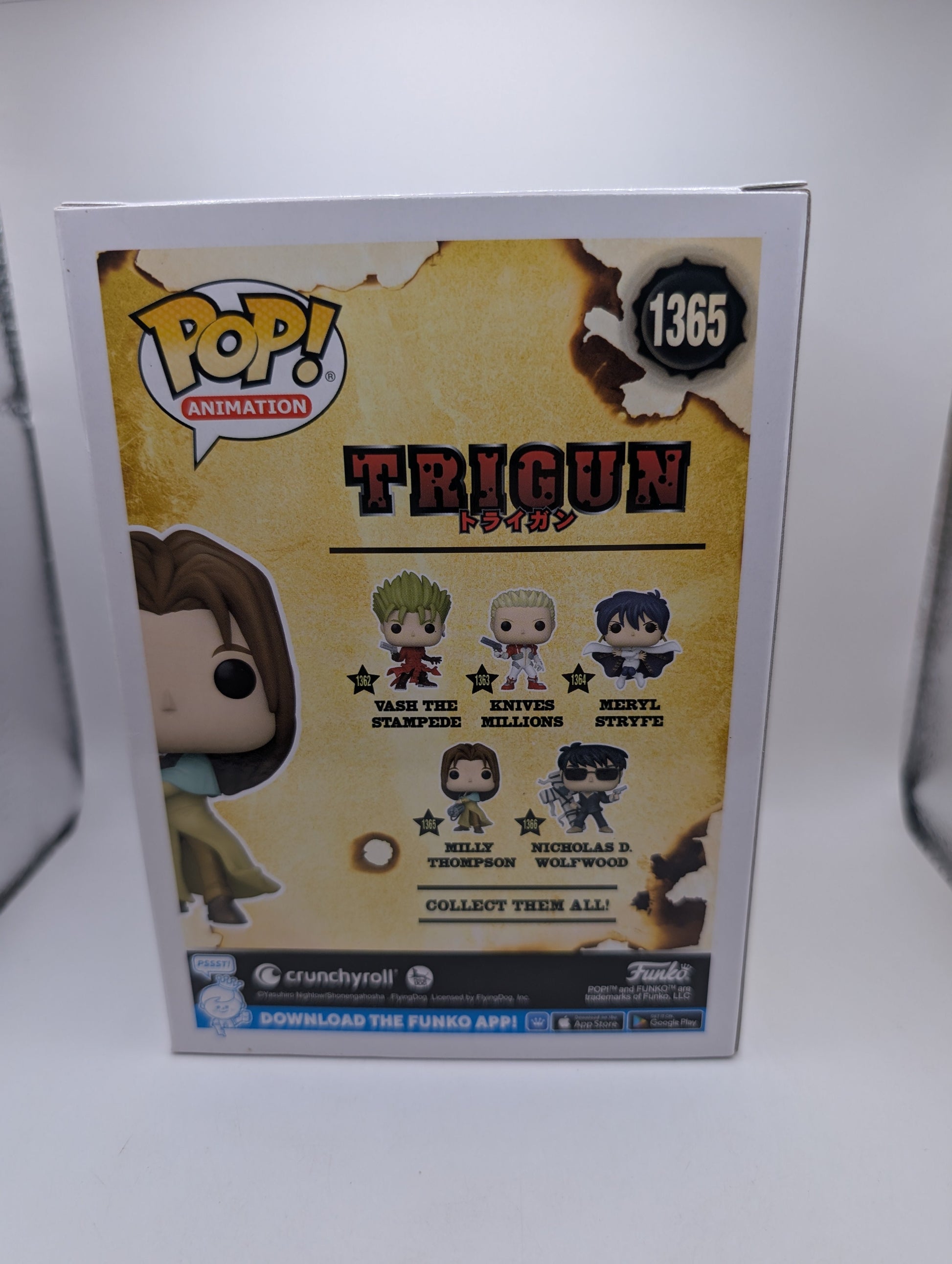 Funko Pop! Animation Trigun 1365 Milly Thompson Vinyl Figure FRENLY BRICKS - Open 7 Days