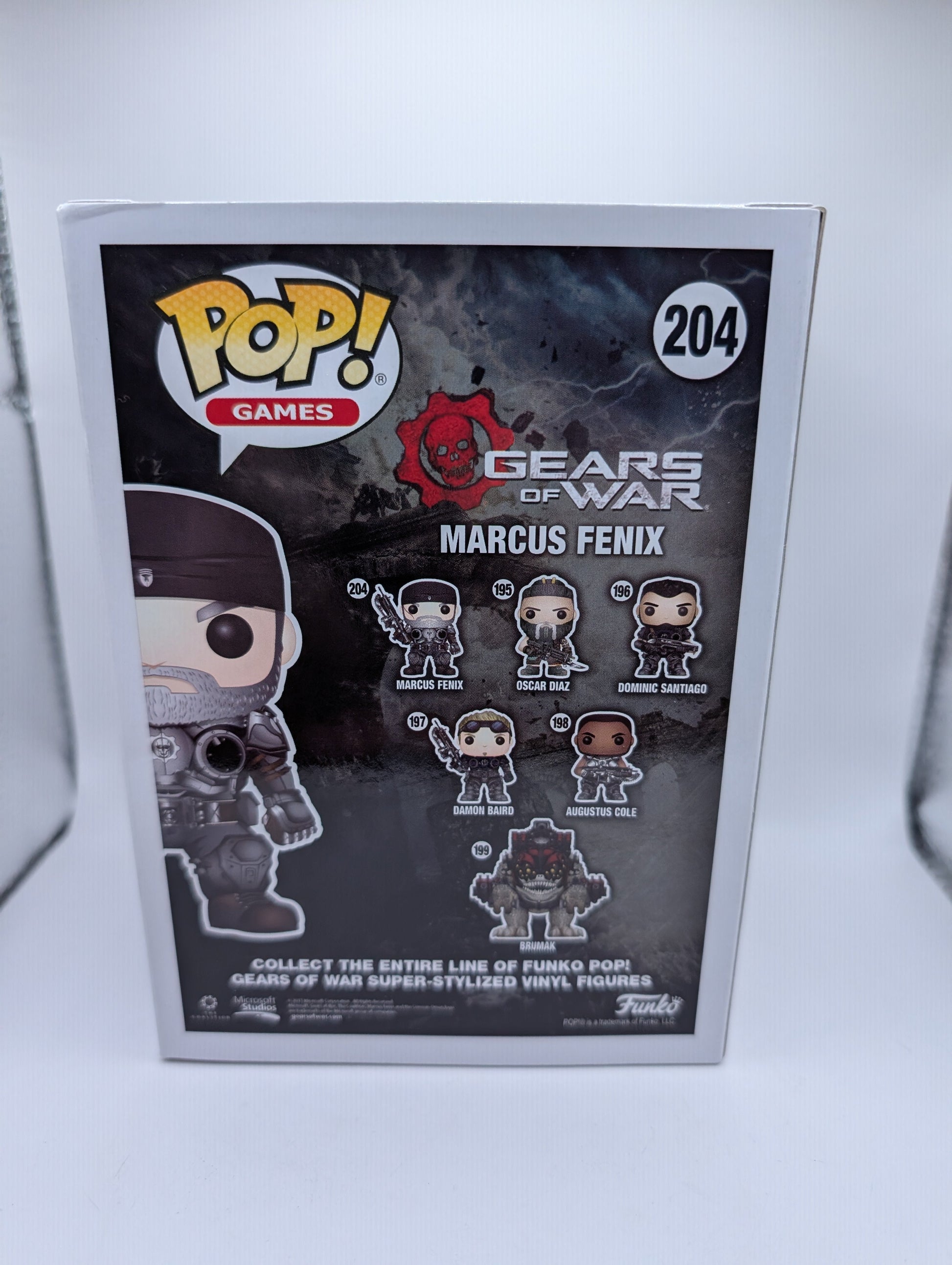 Funko POP! Marcus Fenix #204 Vinyl Figure FRENLY BRICKS - Open 7 Days