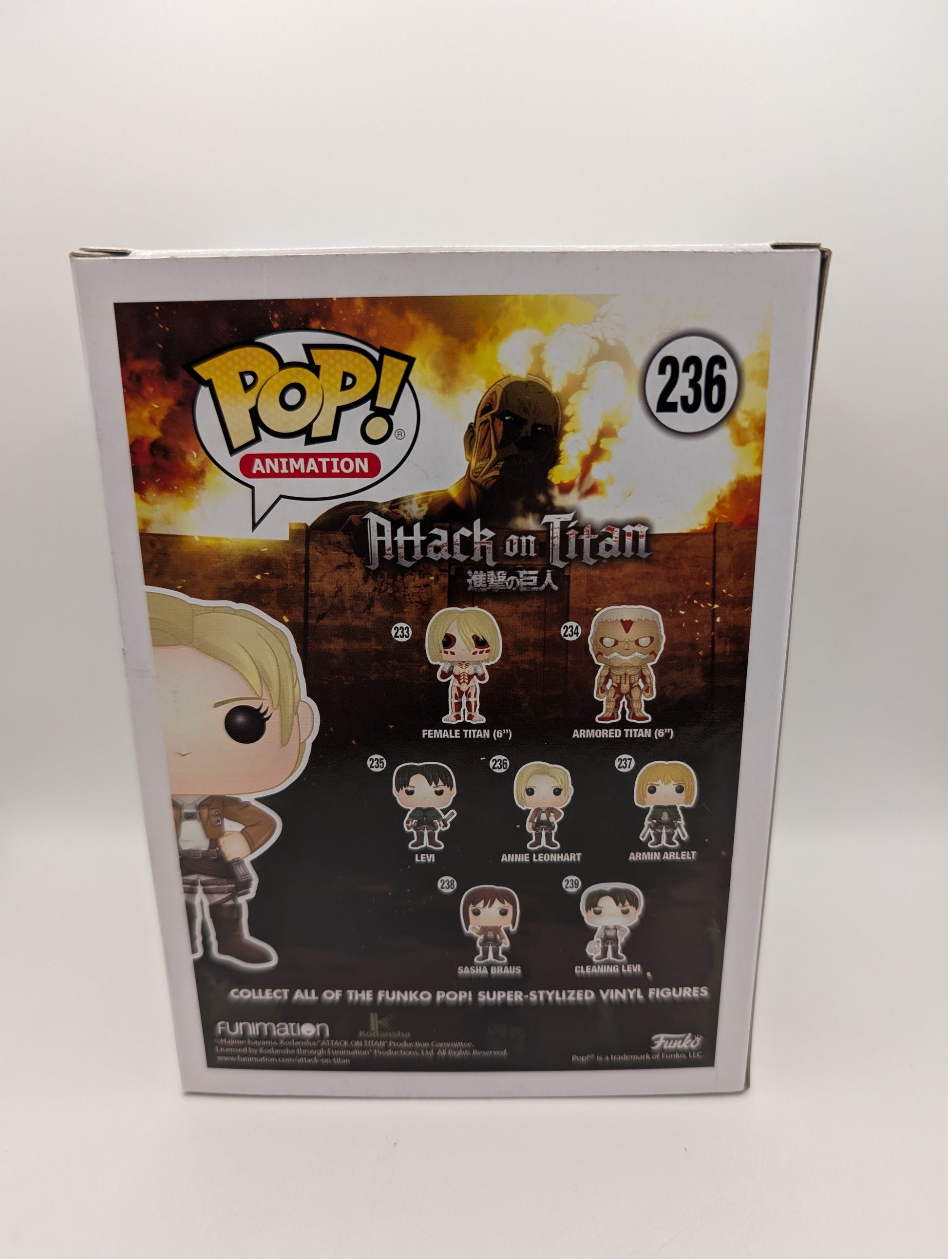 Annie Leonhart 236 Funko Pop Vinyl - Attack on Titan - Anime FRENLY BRICKS - Open 7 Days