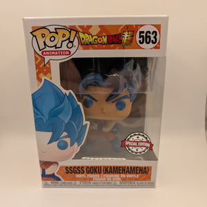 Pop Vinyl 563 - Dragon Ball Super - SSGSS Goku (Kamehameha) - Special Edition FRENLY BRICKS - Open 7 Days