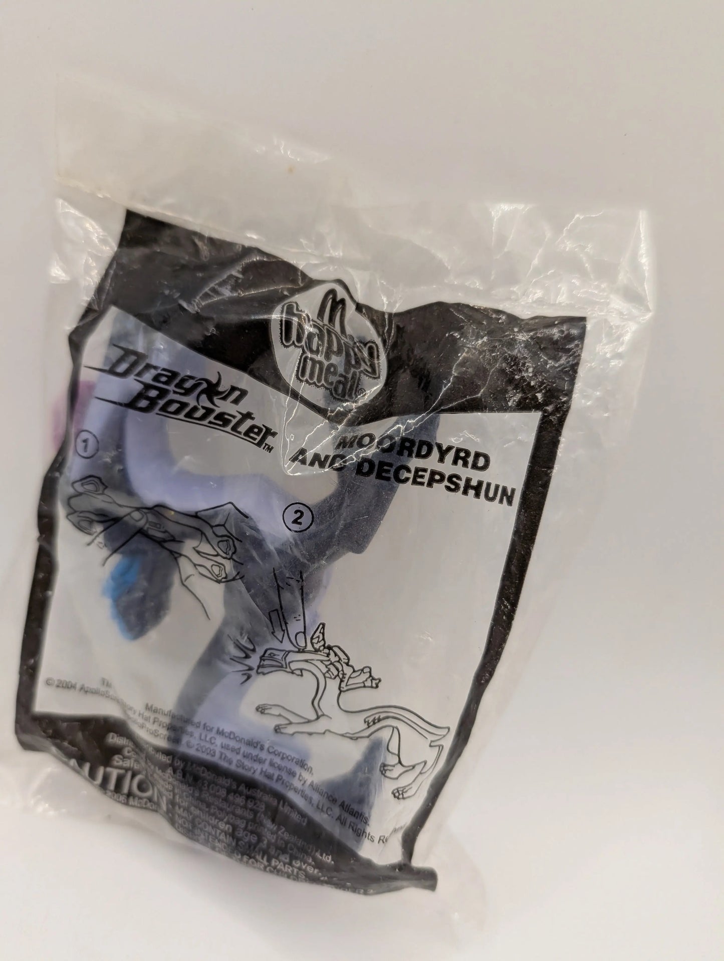 2006 Dragon Booster McDonalds Happy Meal Toy - Moordryd & Decepshun #6 Sealed FRENLY BRICKS - Open 7 Days