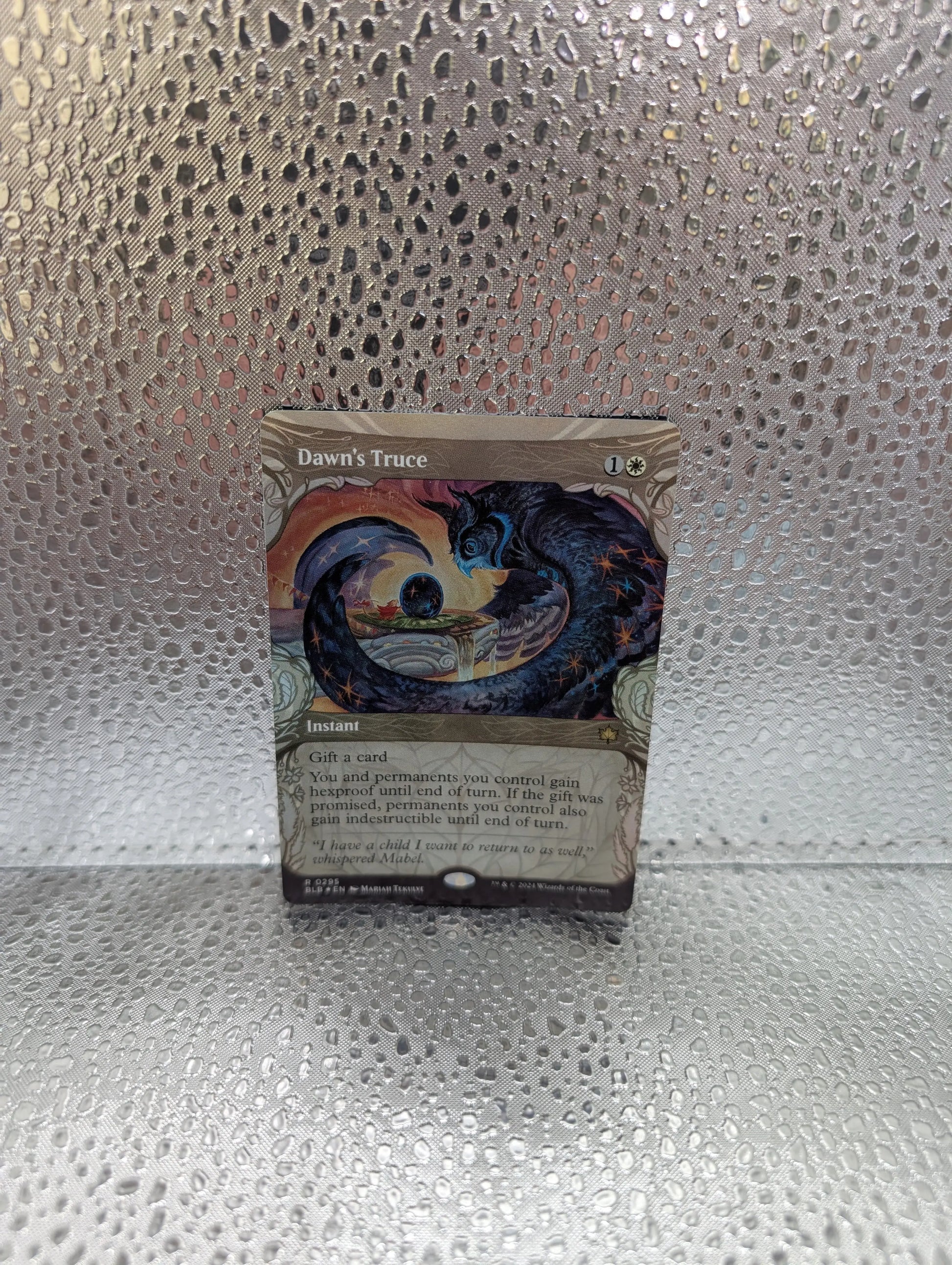 Dawns Truce  Showcase FOIL #295 | BLB Bloomburrow | MTG FRENLY BRICKS - Open 7 Days