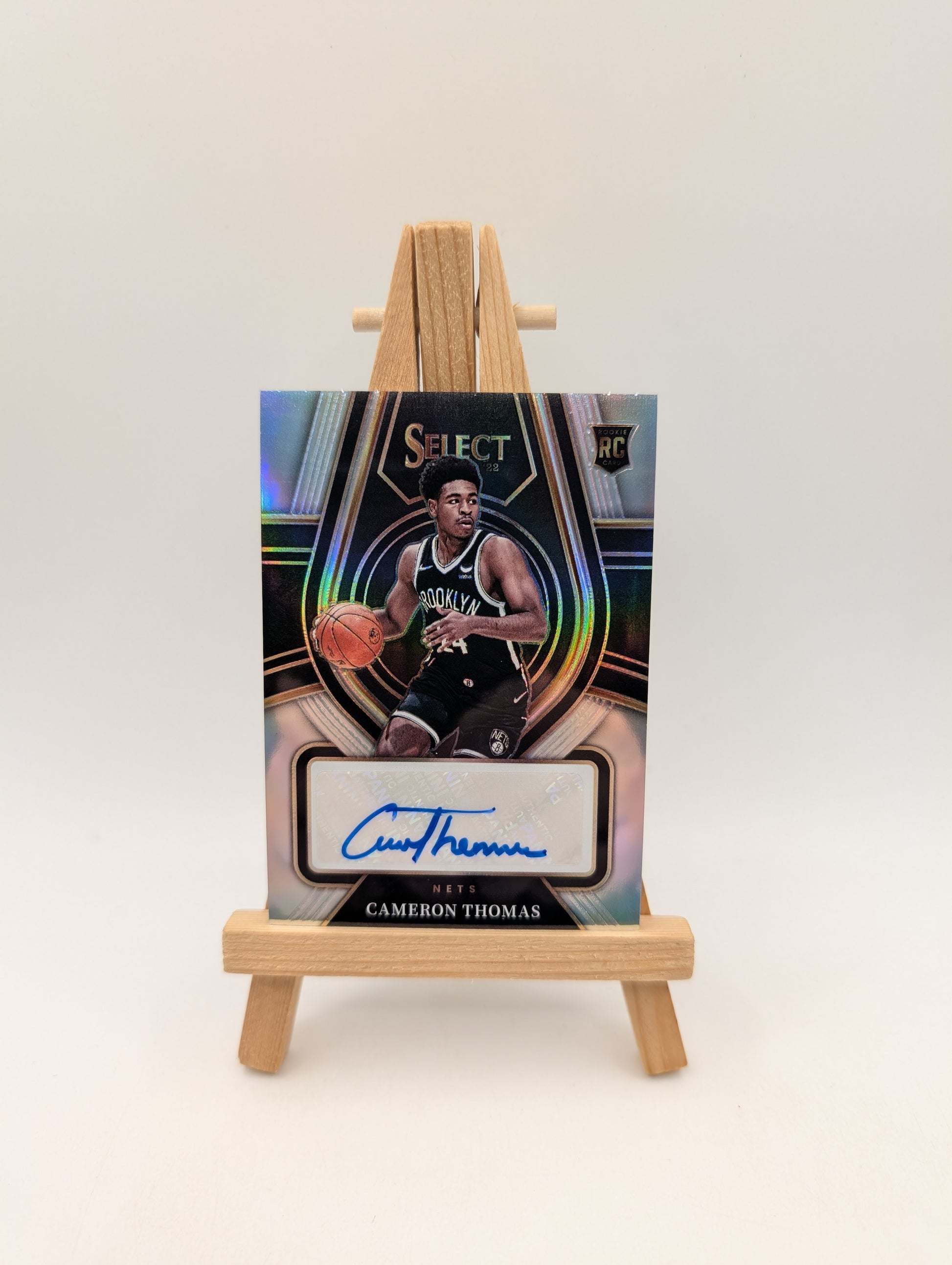 2021-22 CAMERON THOMAS /249 AUTO PANINI SELECT SILVER ROOKIE RC AUTOGRAPHS