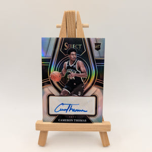 2021-22 CAMERON THOMAS /249 AUTO PANINI SELECT SILVER ROOKIE RC AUTOGRAPHS