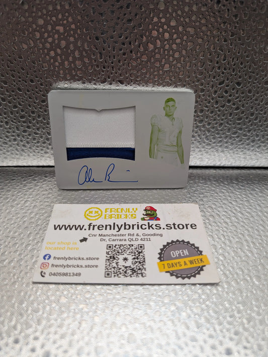 2022 Panini National Treasures NFL ALEC PIERCE 1/1 one of one Patch Auto FRENLY BRICKS - Open 7 Days