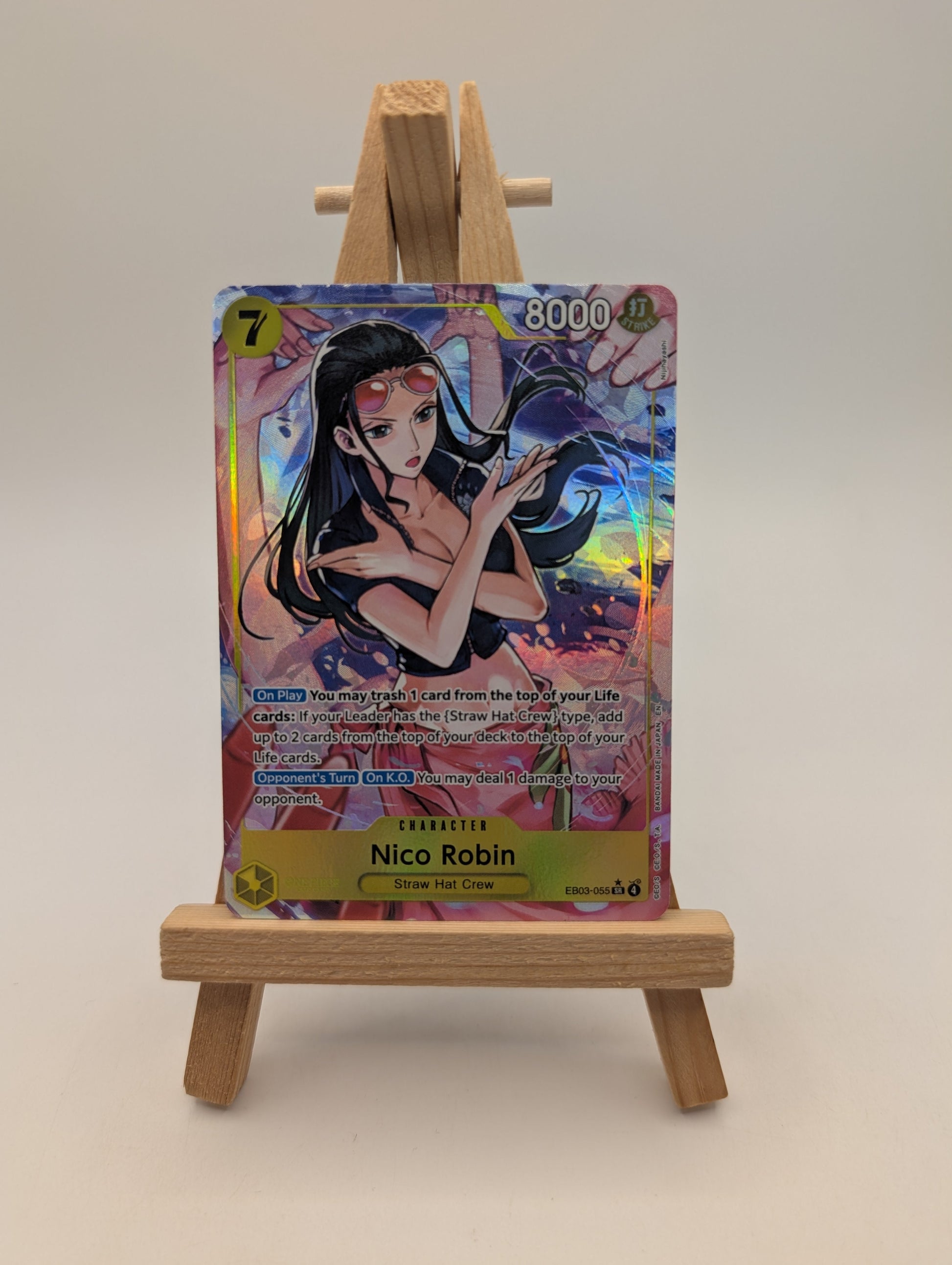 EB03-055 Nico Robin SR Alt Art Heroines Edition One Piece TCG English Card - NM FRENLY BRICKS - Open 7 Days