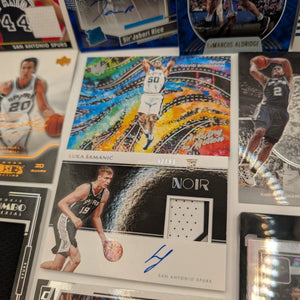 San Antonio Spurs NBA Basketball Card Lot, Rookies, Patch, Auto, George Gervin FRENLY BRICKS - Open 7 Days