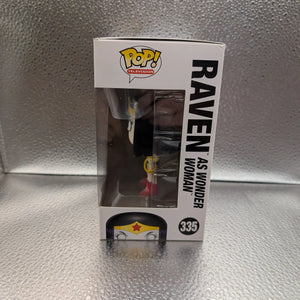 Funko POP! Television DC Teen Titans Go! Raven - (as Wonder Woman) #335 Vinyl FRENLY BRICKS - Open 7 Days
