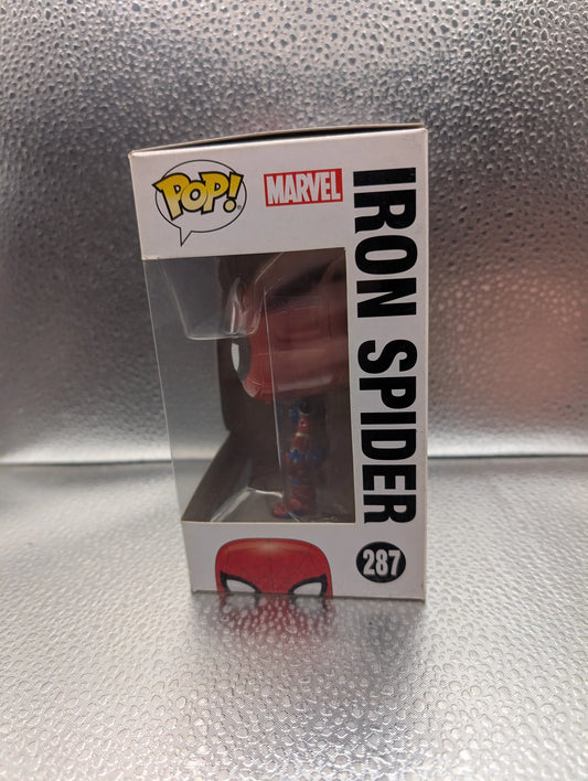 FUNKO Pop Vinyl Iron Spider Marvel #287 FRENLY BRICKS - Open 7 Days