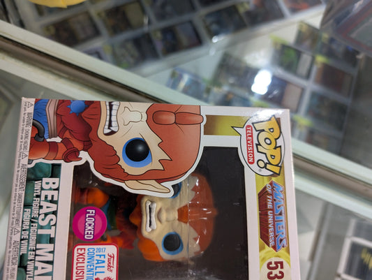 Beast Man Pop 539 Flocked - MOTU Funko Pop! Vinyl - 2017 Fall Convention FRENLY BRICKS - Open 7 Days