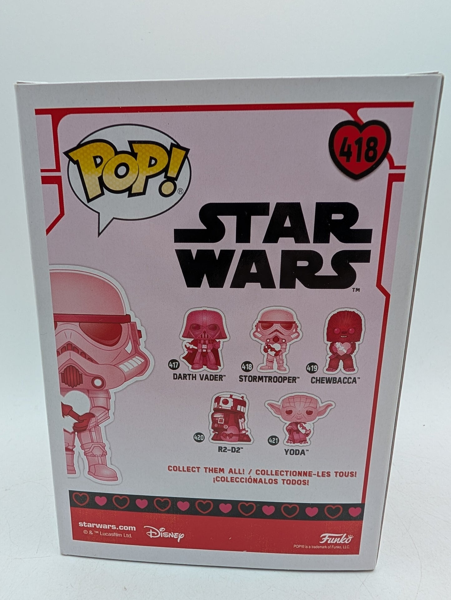 Funko Pop! Star Wars #418 Stormtrooper Valentine's Day Edition