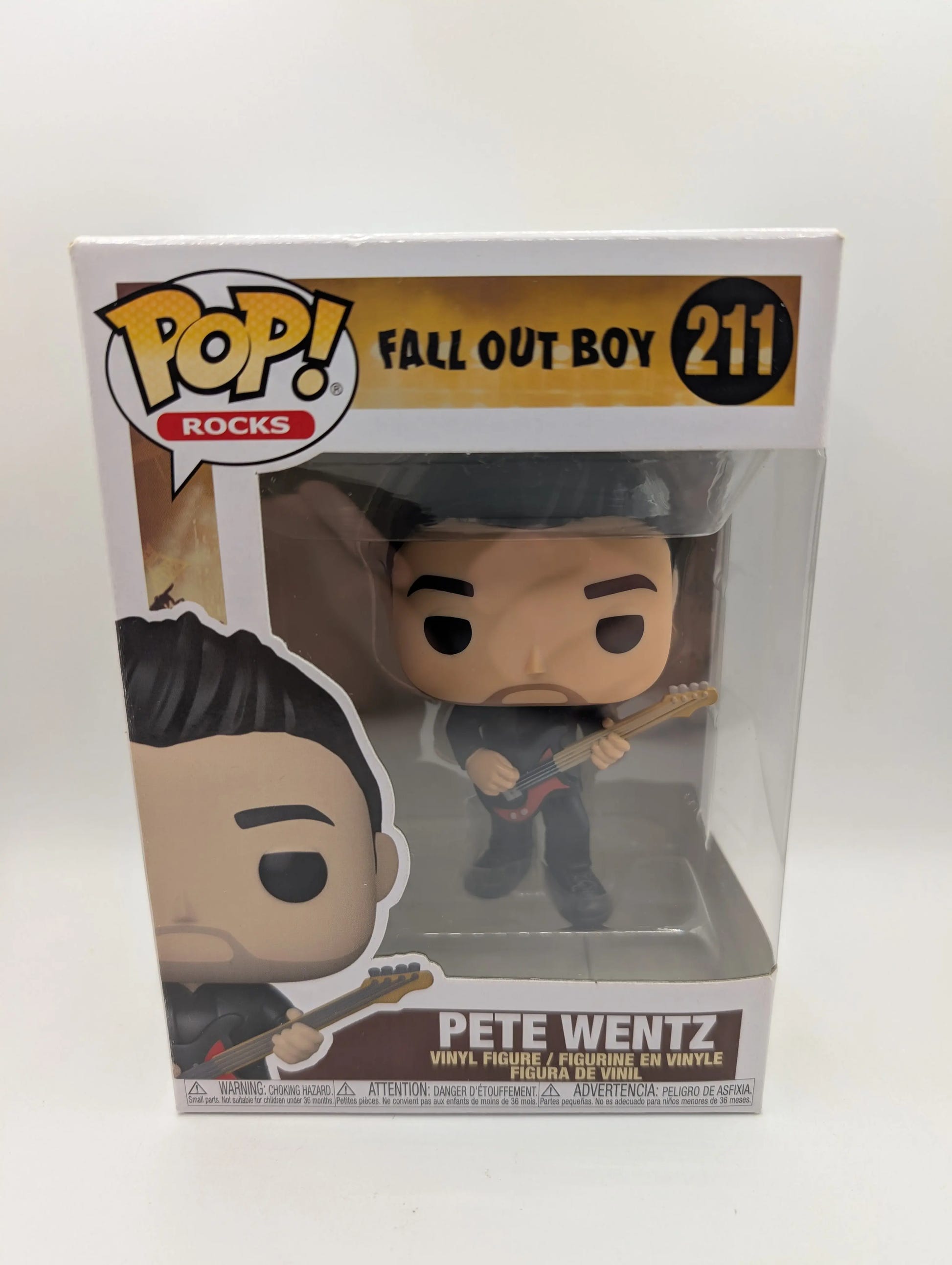 Rocks Funko Pop - Pete Wentz - Fall Out Boy - No. 211 FRENLY BRICKS - Open 7 Days image 1