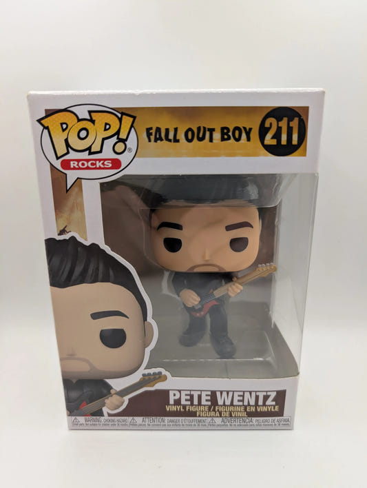 Rocks Funko Pop - Pete Wentz - Fall Out Boy - No. 211 FRENLY BRICKS - Open 7 Days