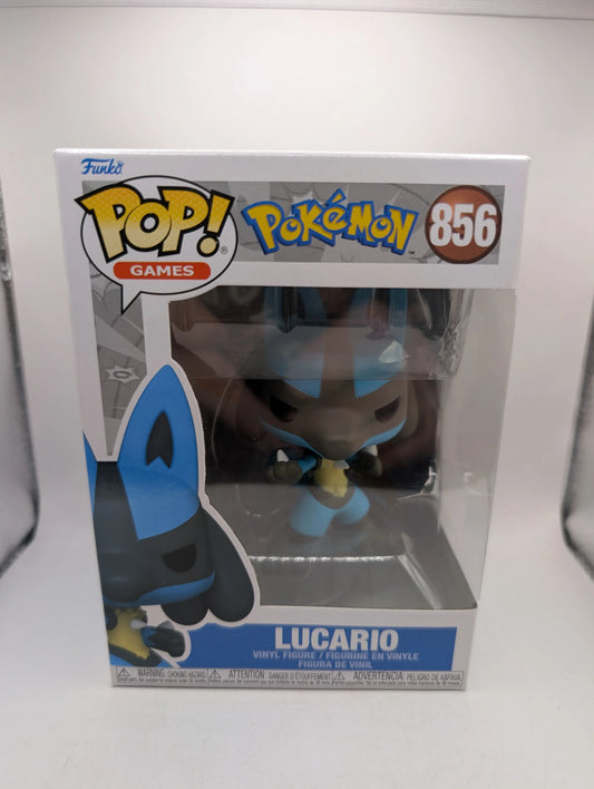 Funko POP! Games  - Pokémon - Lucario #856 FRENLY BRICKS - Open 7 Days