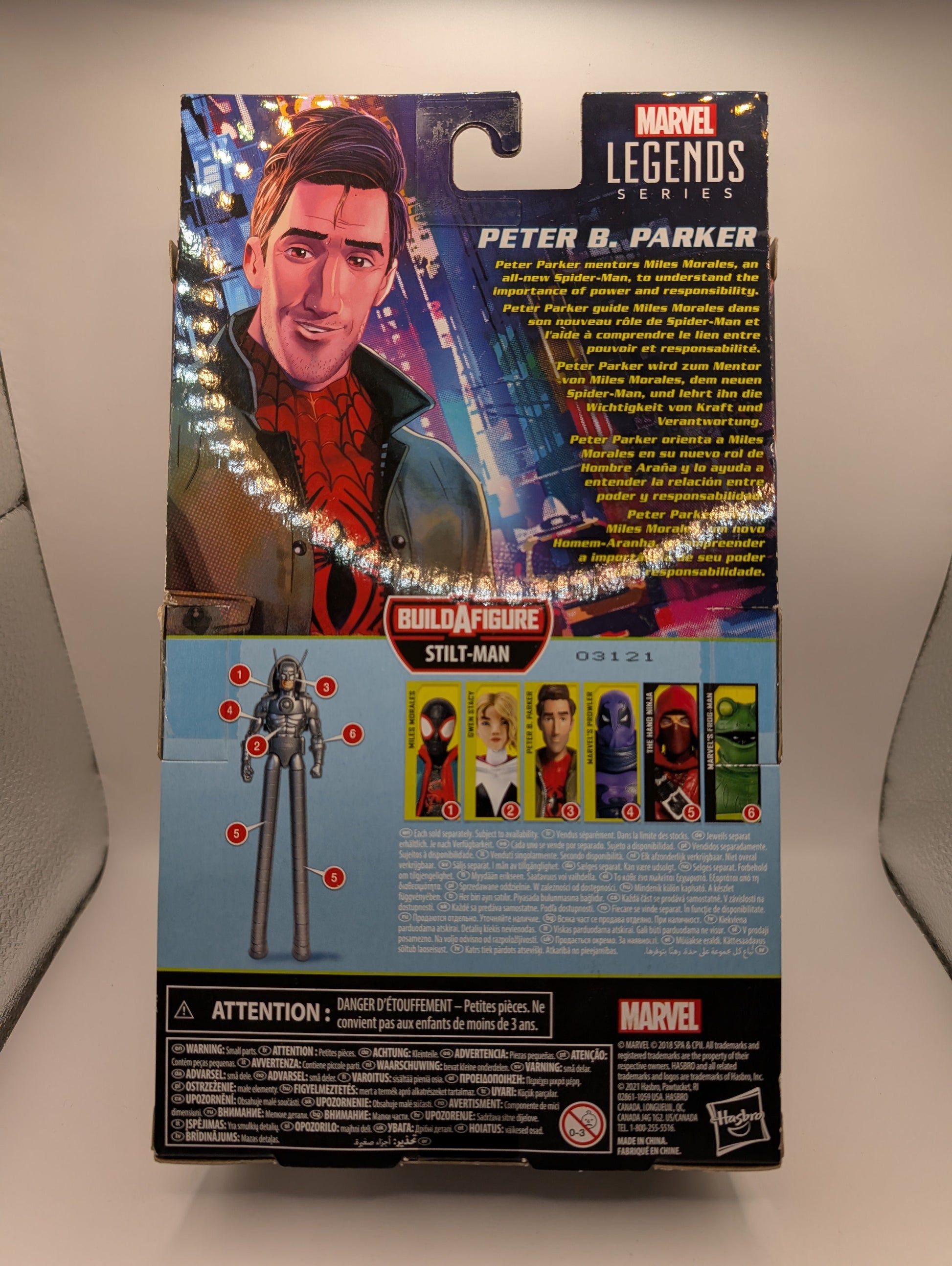 Marvel Legends Spider-Man Into The Spiderverse Series Peter B Parker Action Figu FRENLY BRICKS - Open 7 Days