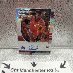 2020-21 Panini Prizm DRAFT PICKS Anthony Edwards AUTO Prospect Rookie SILVER FRENLY BRICKS - Open 7 Days