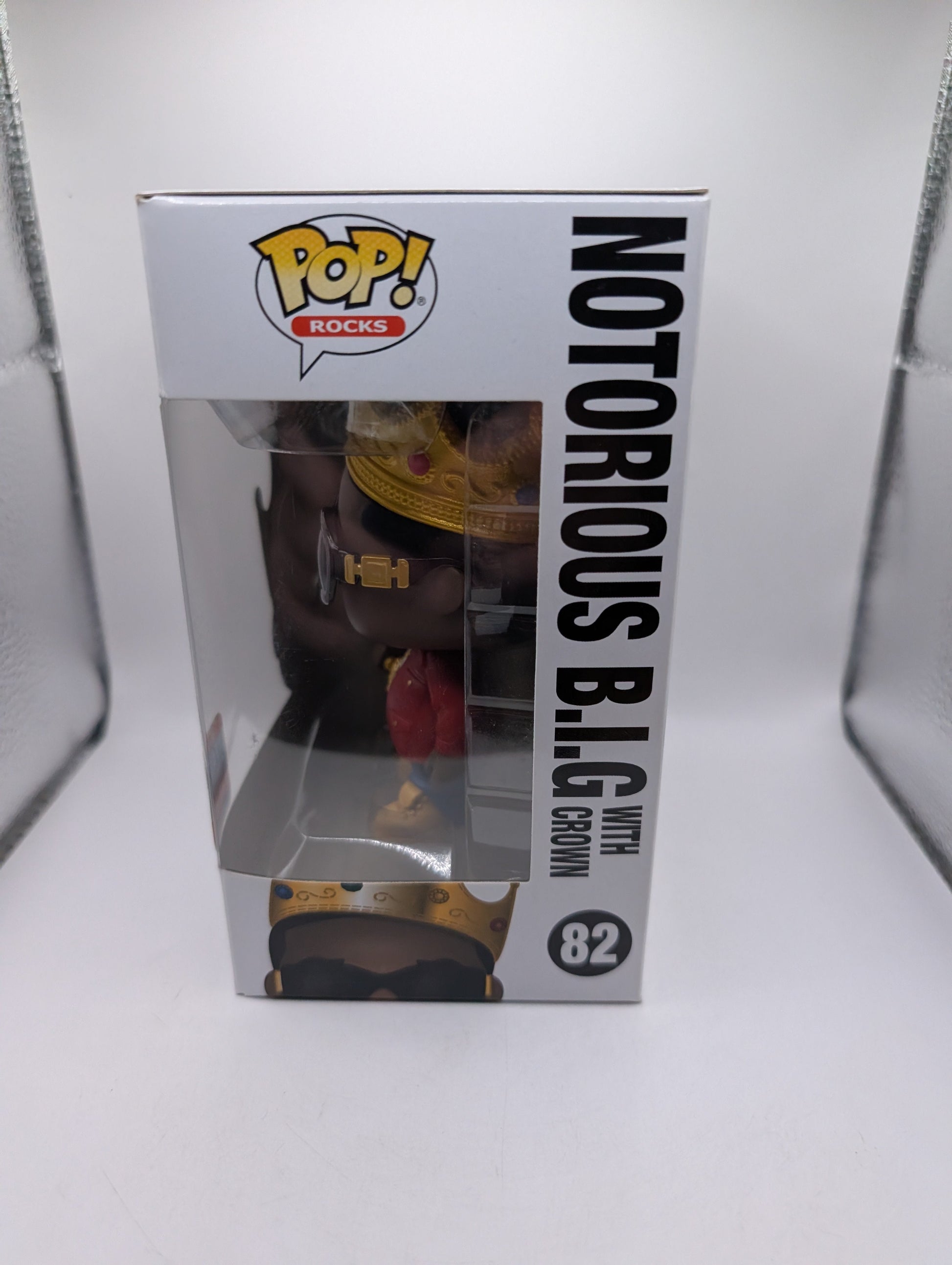 Notorious B.I.G. With Crown Pop Vinyl #82 - 2018 Fall Convention FRENLY BRICKS - Open 7 Days