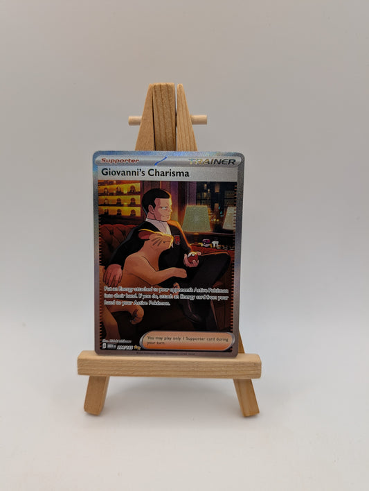 Giovanni's Charisma 204/165 SV: Scarlet & Violet 151 - Pokemon Card