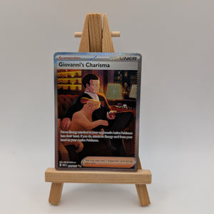 Giovanni's Charisma 204/165 SV: Scarlet & Violet 151 - Pokemon Card