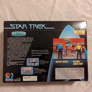 PLAYMATES STAR TREK INTERNATIONAL RELEASE MIB KIRK SPOCK AMOK TIME 2 PACK 4.5