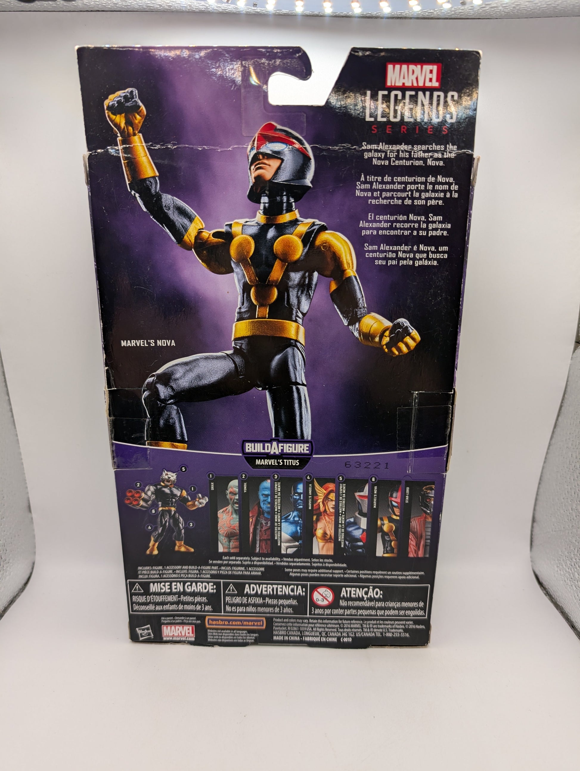 Hasbro Marvel Legend- NOVA - BAF Titus MISSING BAF PART FRENLY BRICKS - Open 7 Days