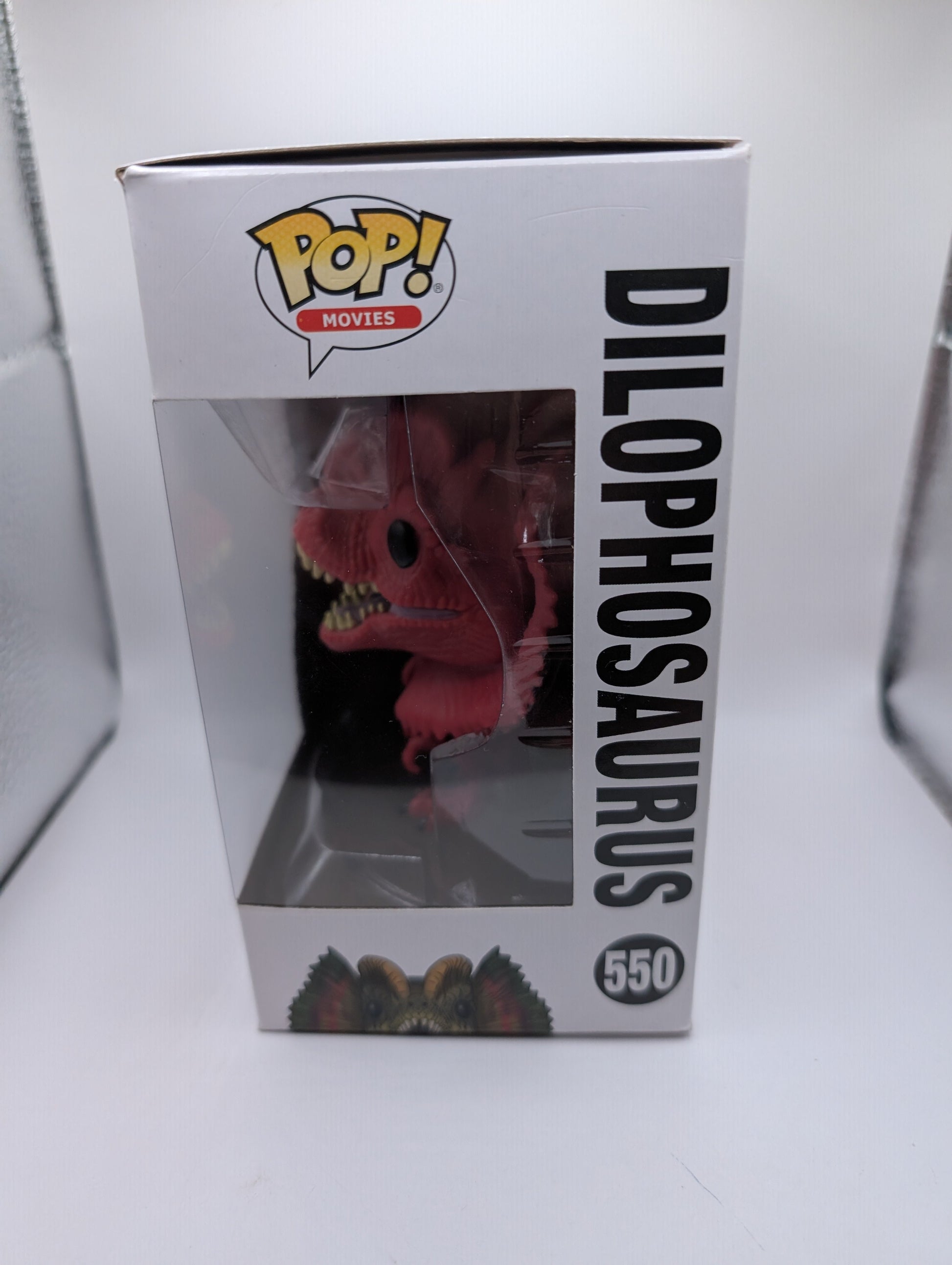 Dilophosaurus Red 550 Funko Pop Vinyl - Jurassic Park FRENLY BRICKS - Open 7 Days