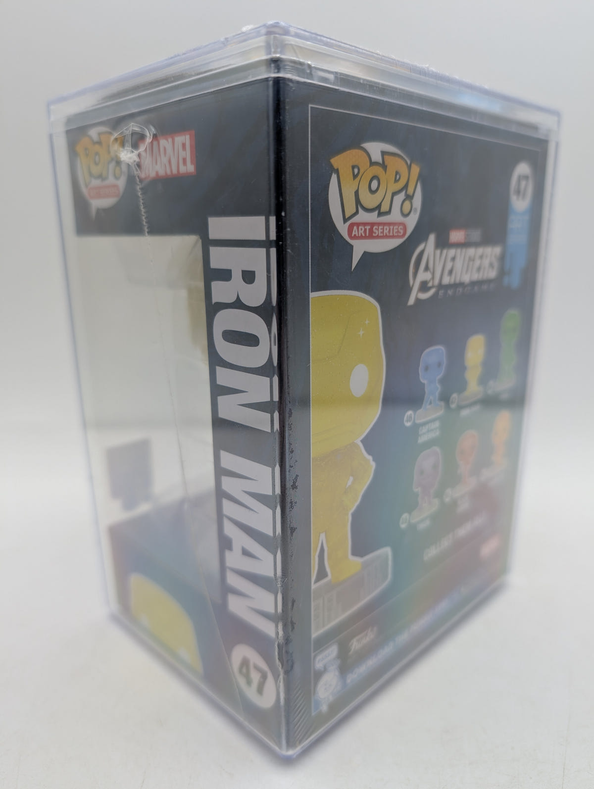 Funko 2021 Pop! Art Series #47 Iron Man Marvel Infinity Saga Sealed Protector, photo 4 image 4