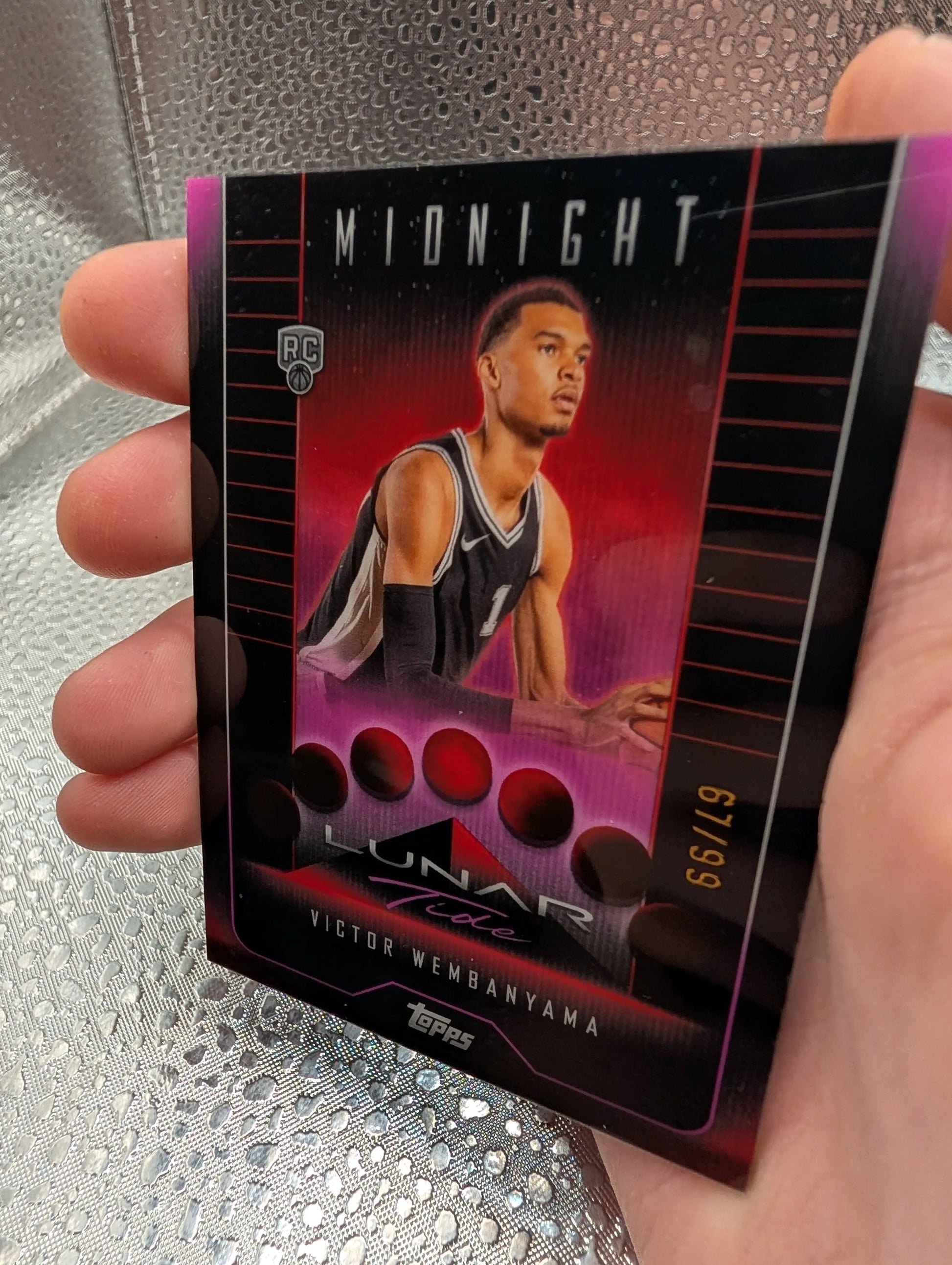 Victor Wembanyama Midnight Lunar Tide RC 67/99 Topps FRENLY BRICKS - Open 7 Days
