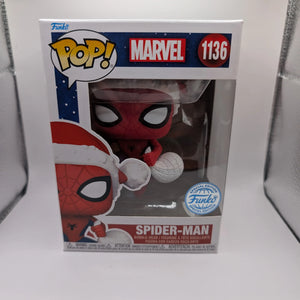 Funko Pop! ~ Marvel ~ Spider-Man ~ #1136 ~ “Funko Special Edition” ~ Holiday FRENLY BRICKS - Open 7 Days