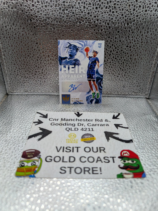 2021-22 Court Kings Heir Apparent Autographs Ziaire Williams Rookie Auto /199 FRENLY BRICKS - Open 7 Days