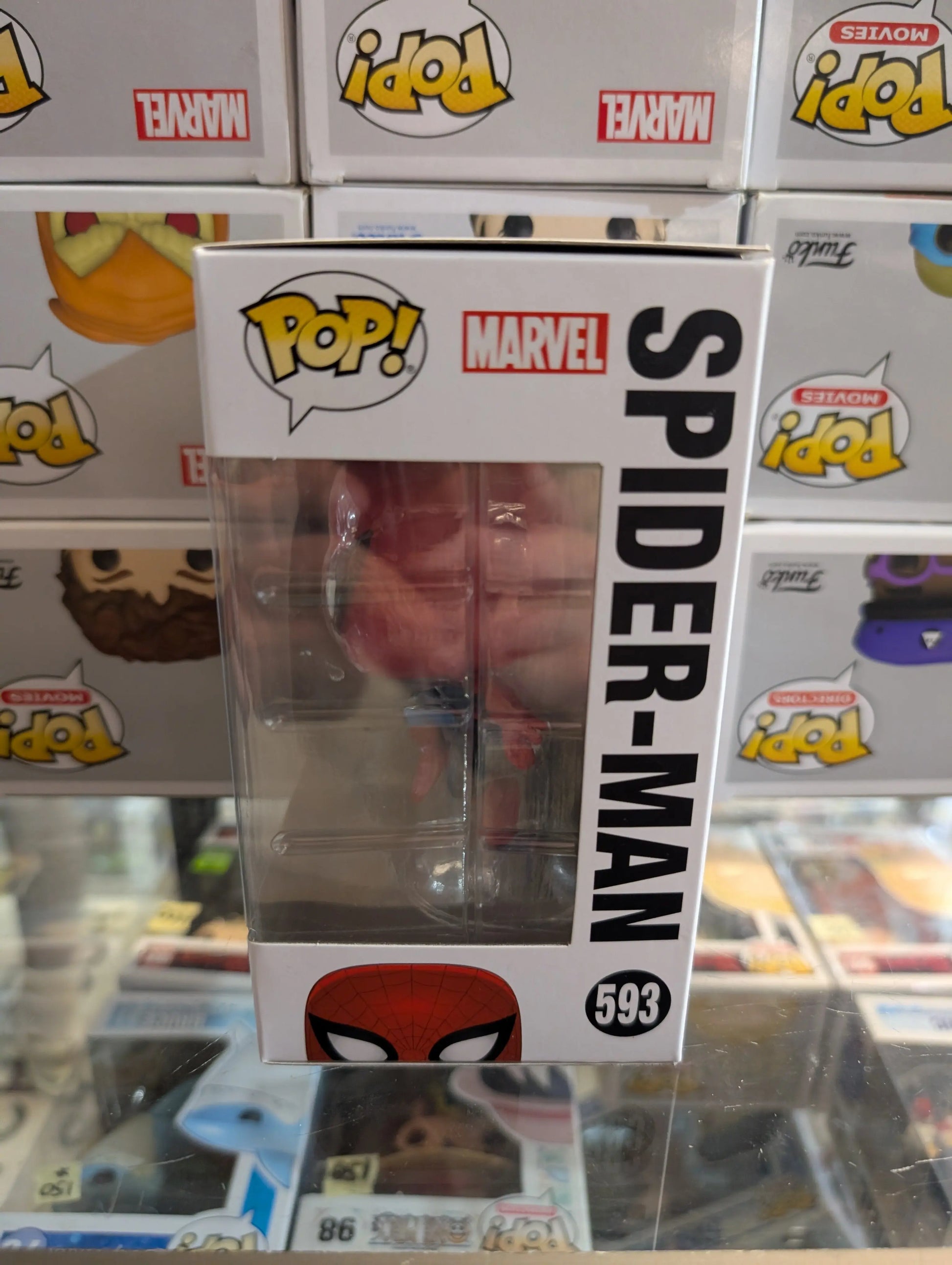 Funko Pop! Spider-Man 593 Marvel Comics Superhero Vinyl Figure FRENLY BRICKS - Open 7 Days
