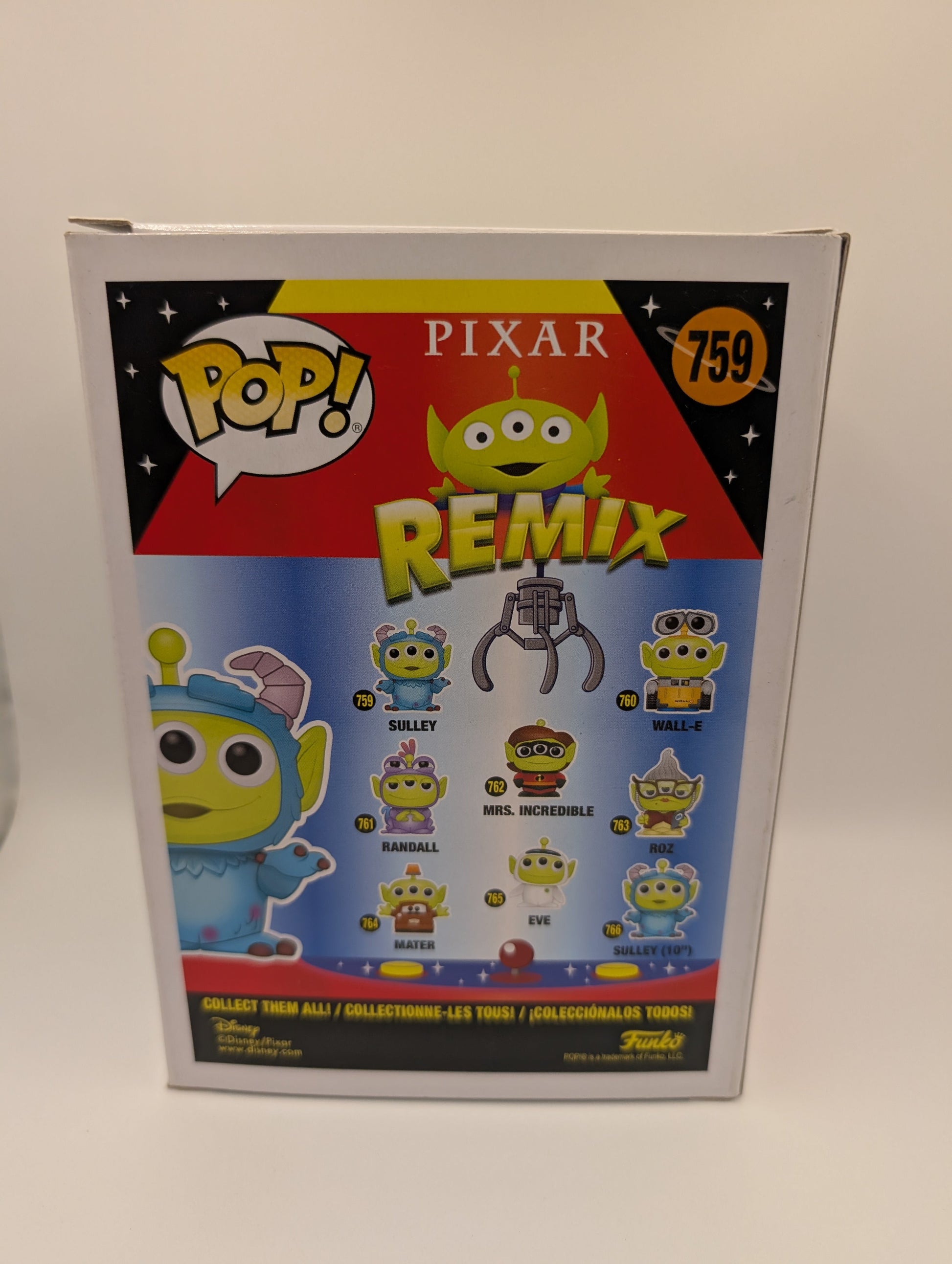 Funko Pop! Vinyl Monsters Inc Sulley #759 Disney Pixar Remix FRENLY BRICKS - Open 7 Days