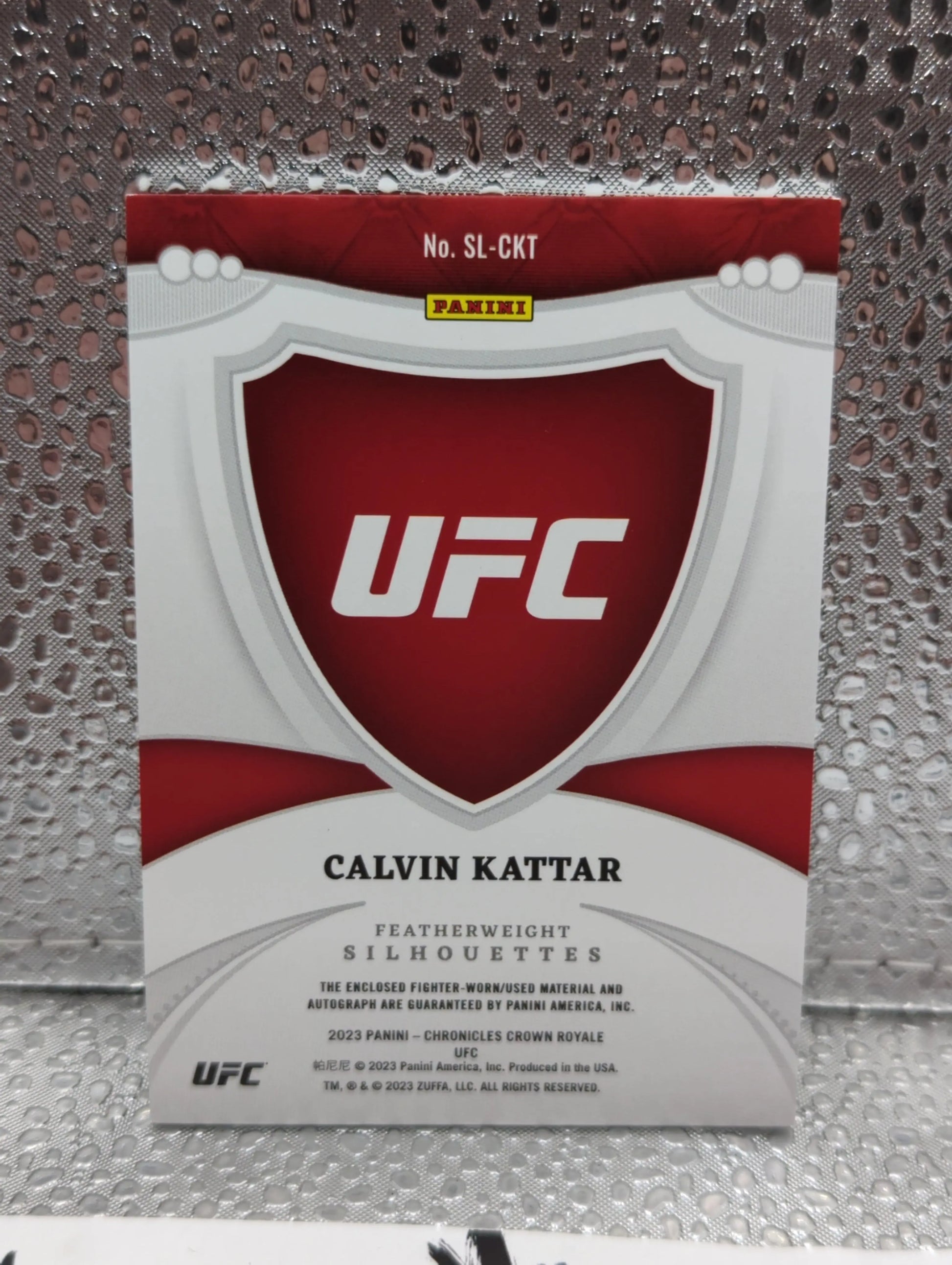 2023 Panini Crown Royale - Calvin Rattar - UFC AUTO PATCH /99 FRENLY BRICKS - Open 7 Days